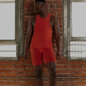 NWT Savage X Fenty By Rihanna 1900's Ribbed Spiced Orange Tank Size XL